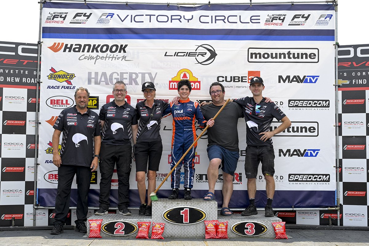 Three Wins and Six Podium Results for Crosslink Kiwi Motorsports at NJMP